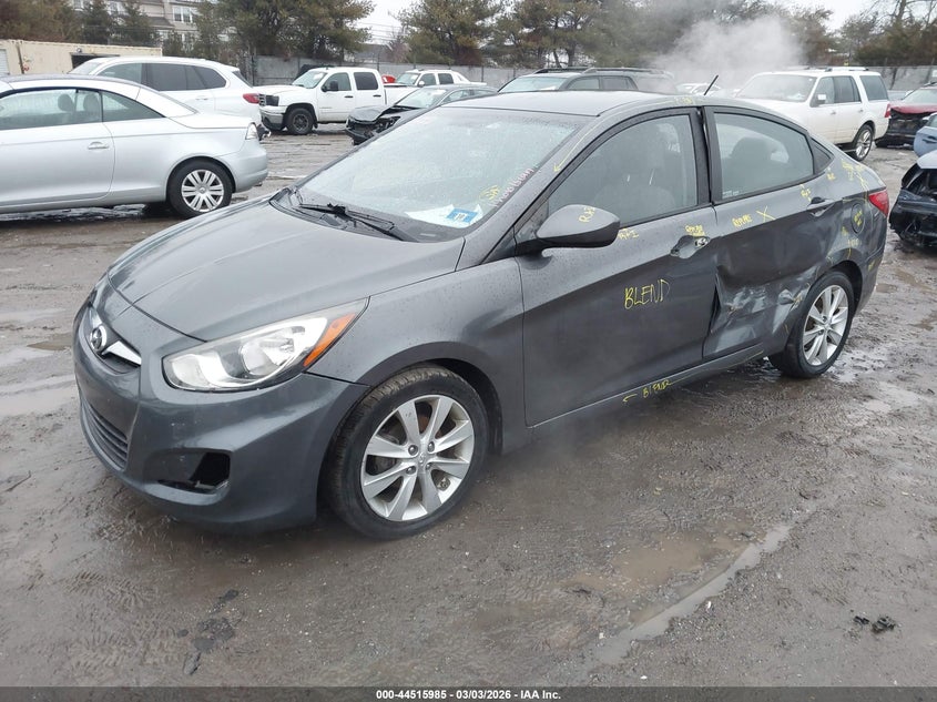 2012 Hyundai Accent VIN KMHCU4AE1CU239228 IAAI salvage auction — LEFT SIDE, Salvage (New Jersey), sold $1,100 on 2026-07-28 (photo 2)