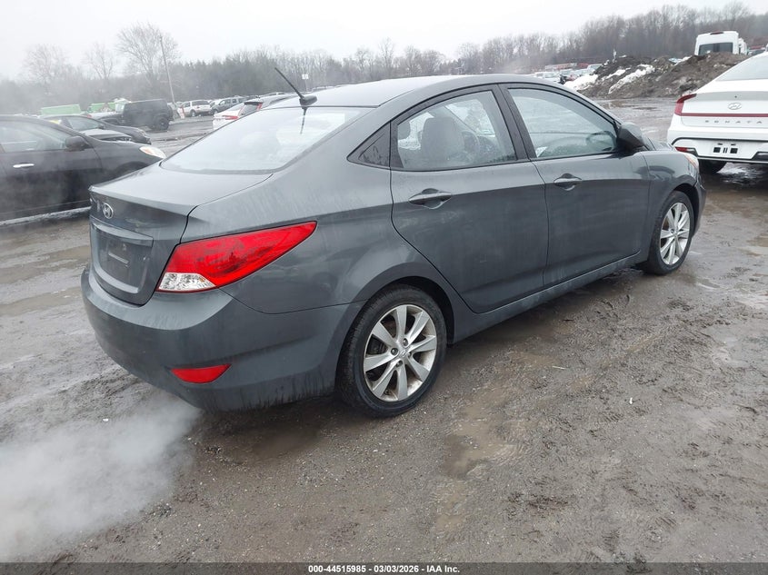2012 Hyundai Accent VIN KMHCU4AE1CU239228 IAAI salvage auction — LEFT SIDE, Salvage (New Jersey), sold $1,100 on 2026-07-28 (photo 4)