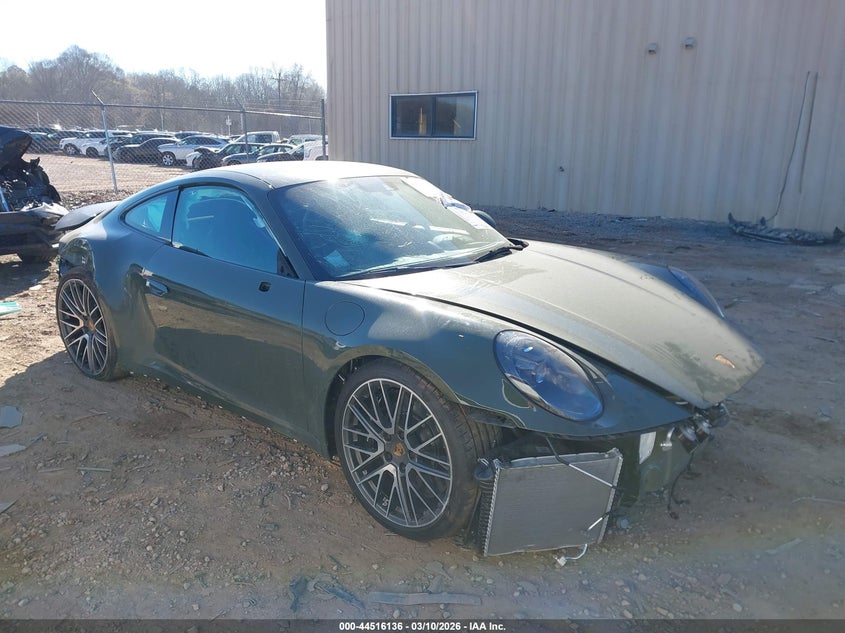 2024 Porsche 911 VIN WP0AB2A92RS221236 — IAAI salvage auction photo
