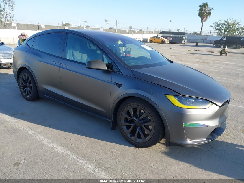 2024 Tesla Model x VIN 7SAXCDE56RF439125 IAAI salvage auction — REAR END, Salvage (California), sold $27,000 on 2026-07-24 (photo 1)