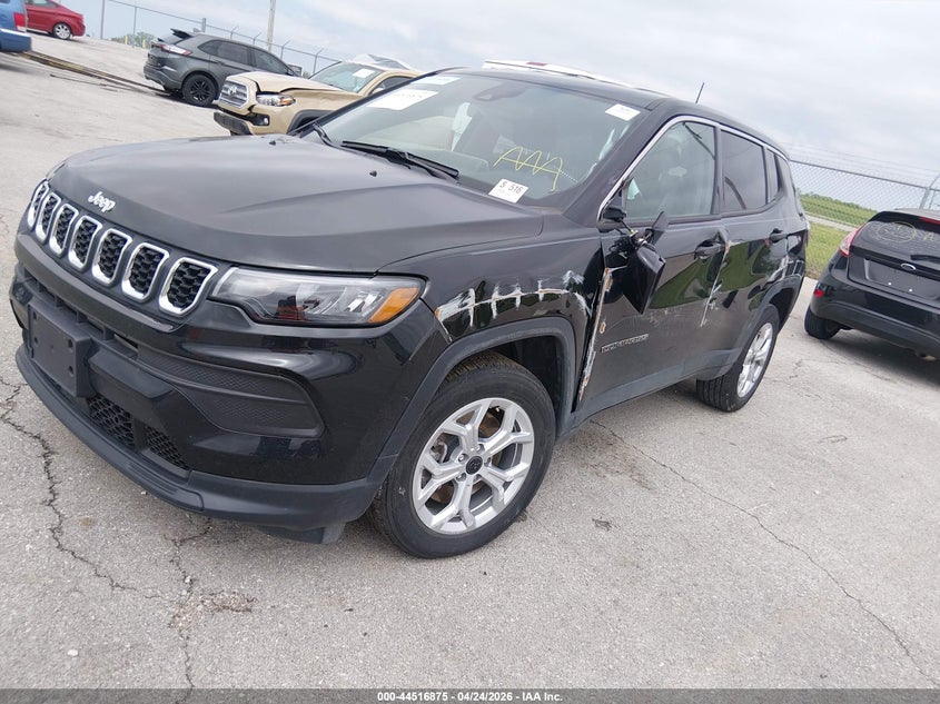 2025 Jeep Compass VIN 3C4NJDAN8ST502975 IAAI salvage auction — LEFT & RIGHT, Wait Title, sold $2,950 on 2026-07-09 (photo 2)