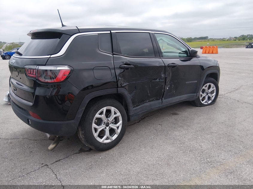2025 Jeep Compass VIN 3C4NJDAN8ST502975 IAAI salvage auction — LEFT & RIGHT, Wait Title, sold $2,950 on 2026-07-09 (photo 4)