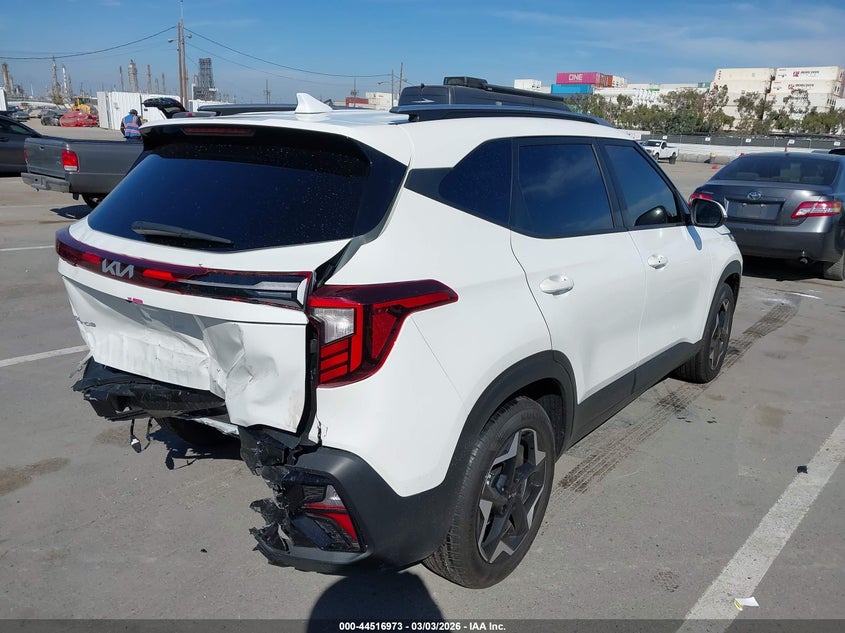 2025 Kia Seltos VIN KNDEU2AA2S7819275 IAAI salvage auction — REAR END, Salvage (California), sold $6,500 on 2026-07-08 (photo 4)