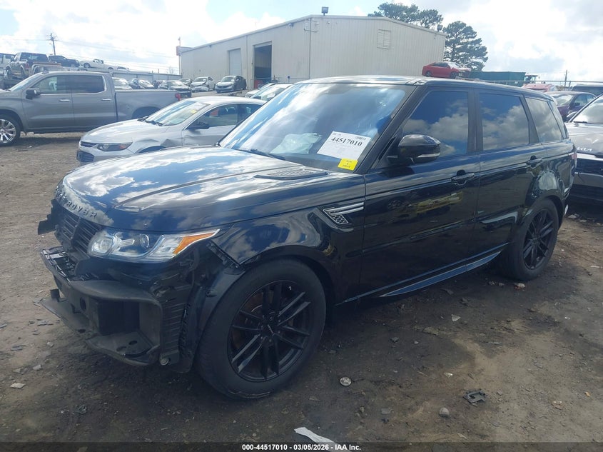 2017 Land rover Range rover sport VIN SALWR2FV7HA178369 IAAI salvage auction — FRONT END, Clear (Georgia), sold $5,450 on 2026-07-22 (photo 2)
