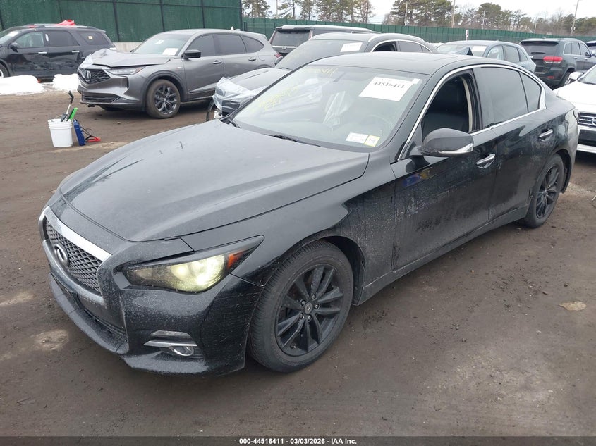 2015 Infiniti Q50 VIN JN1BV7AR1FM423982 IAAI salvage auction — RIGHT SIDE, Other, sold $25 on 2026-07-28 (photo 2)