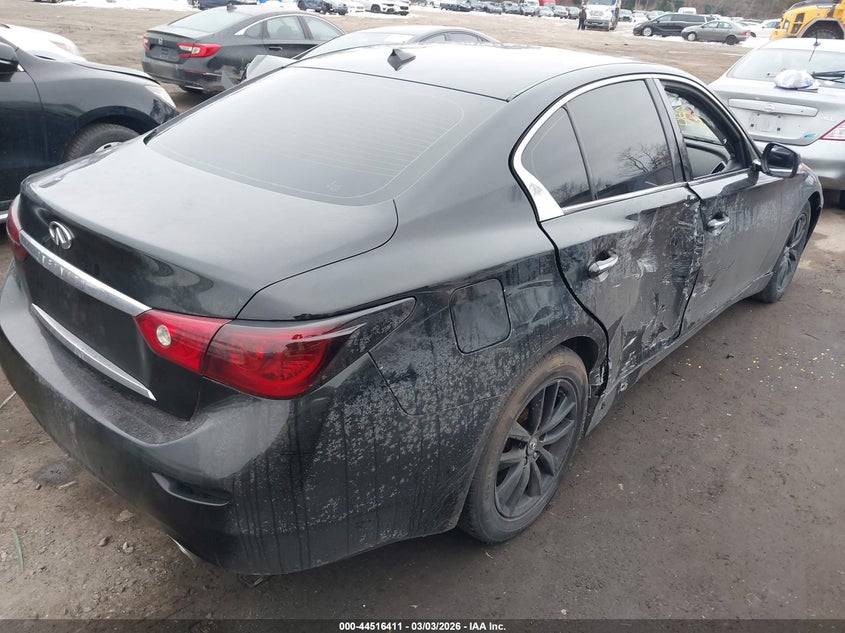 2015 Infiniti Q50 VIN JN1BV7AR1FM423982 IAAI salvage auction — RIGHT SIDE, Other, sold $25 on 2026-07-28 (photo 4)