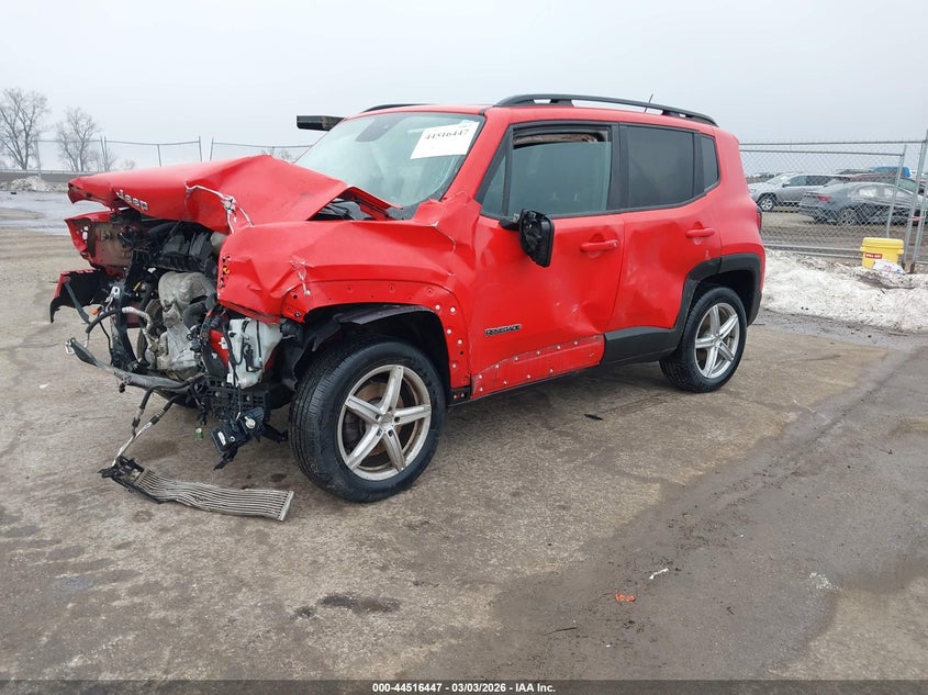 2016 Jeep Renegade VIN ZACCJBBT3GPD97012 IAAI salvage auction — FRONT END, Salvage Title, sold $525 on 2026-07-07 (photo 2)