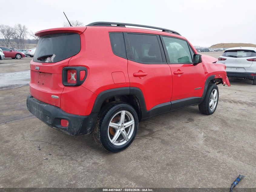 2016 Jeep Renegade VIN ZACCJBBT3GPD97012 IAAI salvage auction — FRONT END, Salvage Title, sold $525 on 2026-07-07 (photo 4)