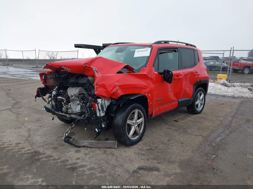 2016 Jeep Renegade VIN ZACCJBBT3GPD97012 IAAI salvage auction — FRONT END, Salvage Title, sold $525 on 2026-07-07 (photo 6)