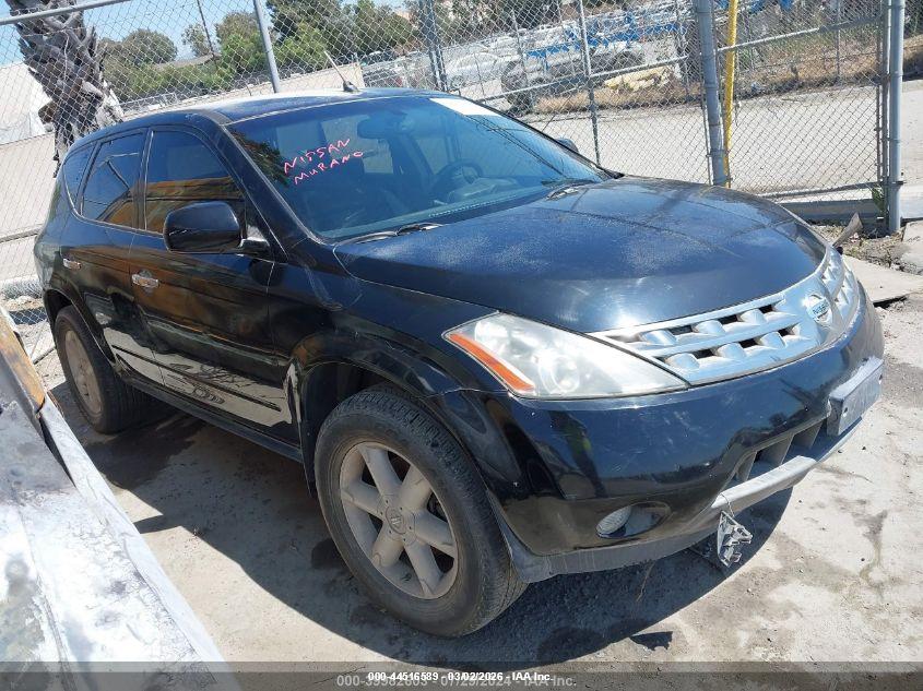 2004 Nissan Murano VIN JN8AZ08T24W227030 IAAI salvage auction — LEFT FRONT, Salvage (Idaho), sold $350 on 2026-07-15 (photo 1)