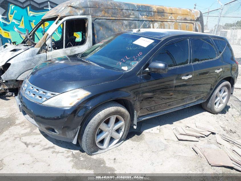 2004 Nissan Murano VIN JN8AZ08T24W227030 IAAI salvage auction — LEFT FRONT, Salvage (Idaho), sold $350 on 2026-07-15 (photo 2)