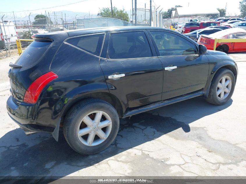 2004 Nissan Murano VIN JN8AZ08T24W227030 IAAI salvage auction — LEFT FRONT, Salvage (Idaho), sold $350 on 2026-07-15 (photo 4)