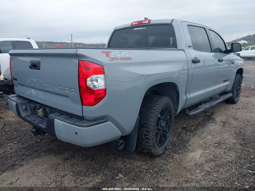 2021 Toyota Tundra VIN 5TFDY5F19MX023197 IAAI salvage auction — LEFT SIDE, Clear (Oklahoma), sold $17,400 on 2026-07-30 (photo 4)