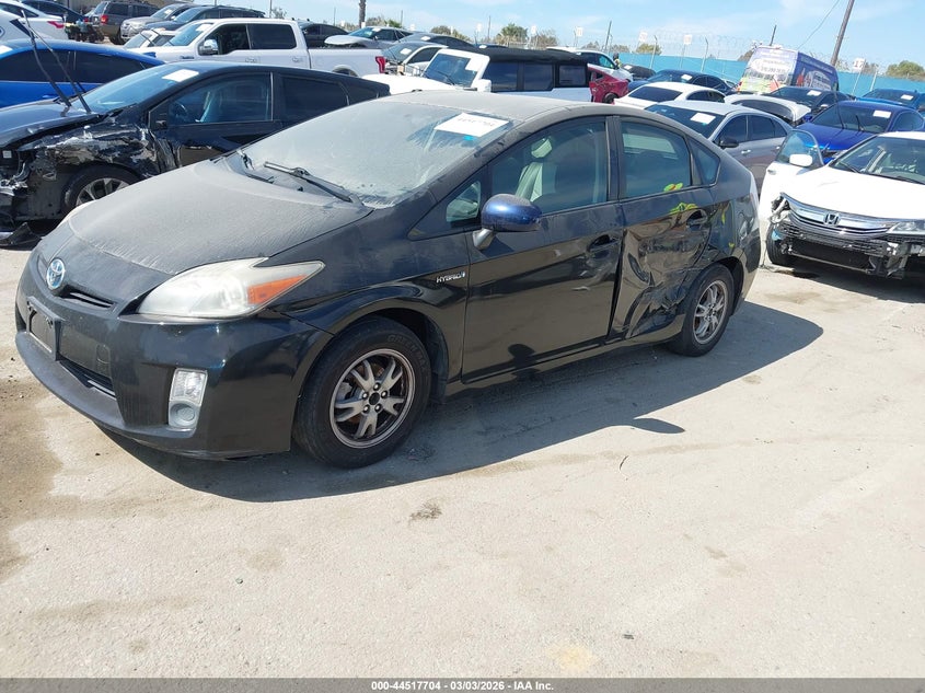 2010 Toyota Prius VIN JTDKN3DU8A0212316 IAAI salvage auction — LEFT SIDE, Salvage (California), sold $1,100 on 2026-07-15 (photo 2)