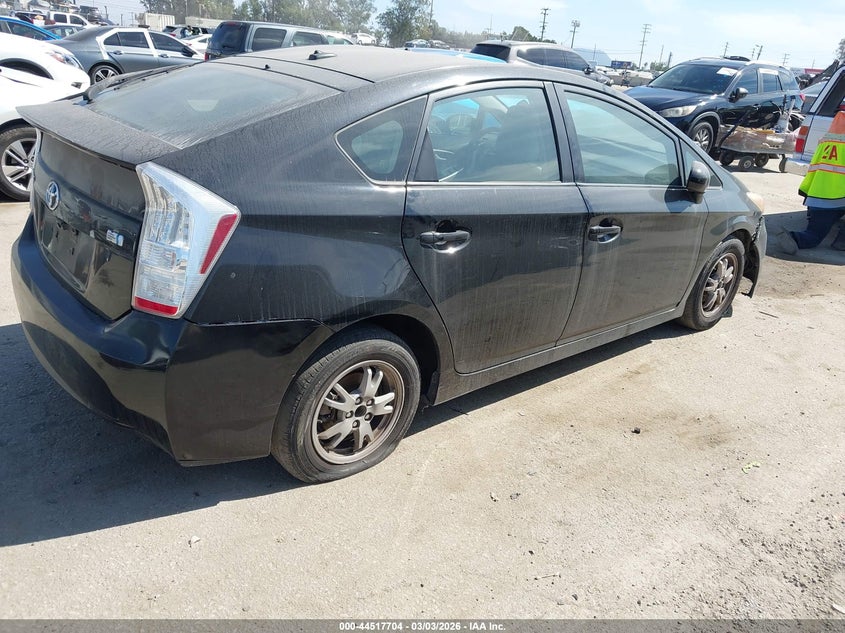 2010 Toyota Prius VIN JTDKN3DU8A0212316 IAAI salvage auction — LEFT SIDE, Salvage (California), sold $1,100 on 2026-07-15 (photo 4)