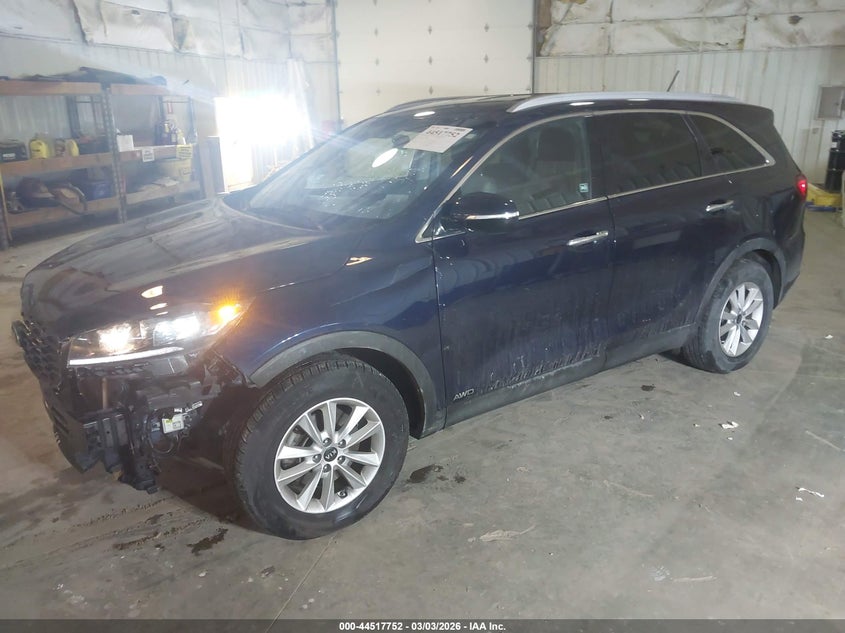 2020 Kia Sorento VIN 5XYPGDA33LG671879 IAAI salvage auction — FRONT END, Salvage (Illinois), sold $1,900 on 2026-07-22 (photo 2)