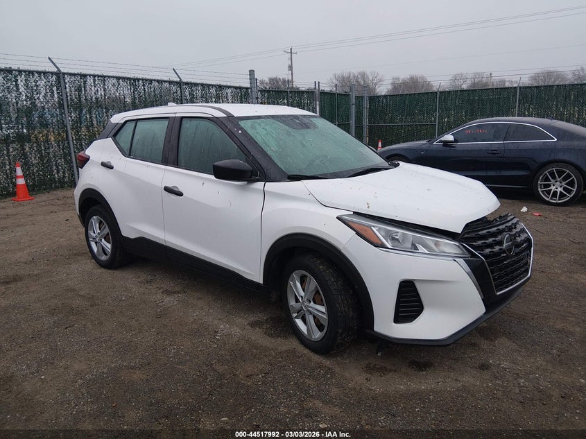 2021 Nissan Kicks VIN 3N1CP5BV1ML491057 IAAI salvage auction — LEFT FRONT, Salvage Title, sold $1,550 on 2026-07-19 (photo 1)