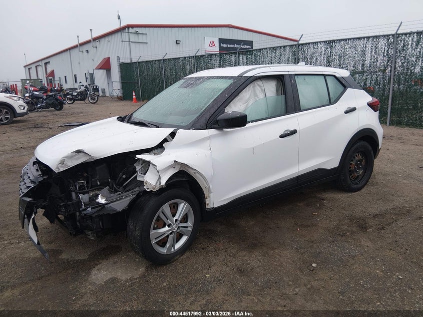 2021 Nissan Kicks VIN 3N1CP5BV1ML491057 IAAI salvage auction — LEFT FRONT, Salvage Title, sold $1,550 on 2026-07-19 (photo 2)