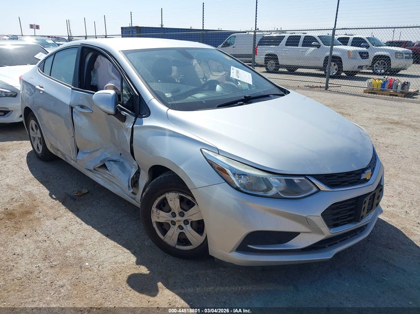 2016 Chevrolet Cruze VIN 1G1BC5SM4G7318095 IAAI salvage auction — RIGHT SIDE, Salvage (New Mexico), sold $1,100 on 2026-08-01 (photo 1)