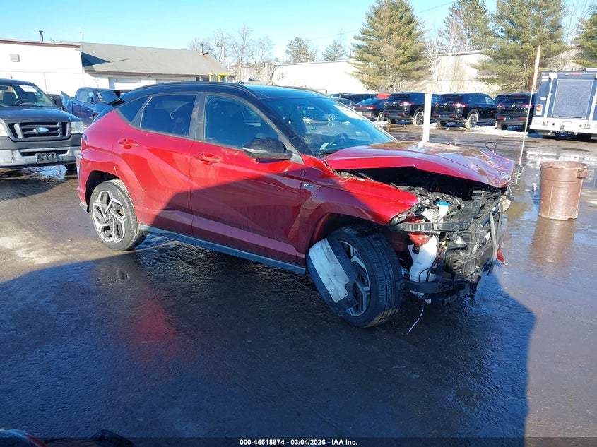 2024 Hyundai Kona VIN KM8HACA37RU064354 IAAI salvage auction — FRONT END, Salvage (New Hampshire), sold $4,750 on 2026-07-22 (photo 1)