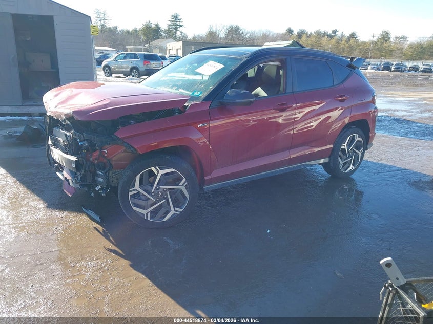 2024 Hyundai Kona VIN KM8HACA37RU064354 IAAI salvage auction — FRONT END, Salvage (New Hampshire), sold $4,750 on 2026-07-22 (photo 2)