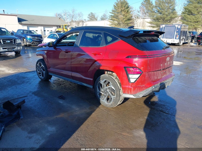 2024 Hyundai Kona VIN KM8HACA37RU064354 IAAI salvage auction — FRONT END, Salvage (New Hampshire), sold $4,750 on 2026-07-22 (photo 3)