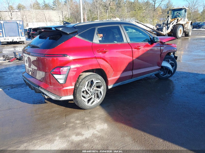 2024 Hyundai Kona VIN KM8HACA37RU064354 IAAI salvage auction — FRONT END, Salvage (New Hampshire), sold $4,750 on 2026-07-22 (photo 4)