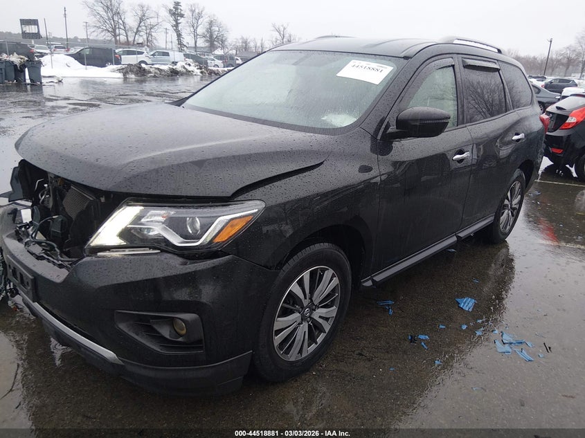 2018 Nissan Pathfinder VIN 5N1DR2MM5JC642905 IAAI salvage auction — FRONT END, Salvage (New Jersey), sold $1,550 on 2026-07-09 (photo 2)