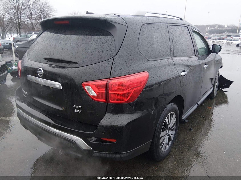 2018 Nissan Pathfinder VIN 5N1DR2MM5JC642905 IAAI salvage auction — FRONT END, Salvage (New Jersey), sold $1,550 on 2026-07-09 (photo 4)
