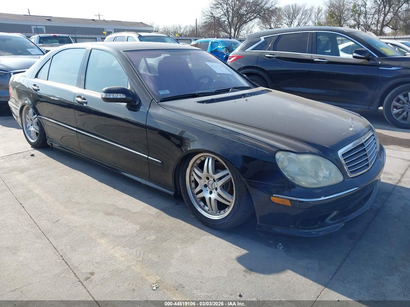 2003 Mercedes-benz S-klasse VIN WDBNG70JX3A374972 IAAI salvage auction — LEFT REAR, Original (Texas), sold $525 on 2026-07-07 (photo 1)