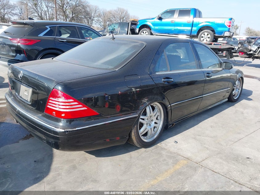 2003 Mercedes-benz S-klasse VIN WDBNG70JX3A374972 IAAI salvage auction — LEFT REAR, Original (Texas), sold $525 on 2026-07-07 (photo 4)