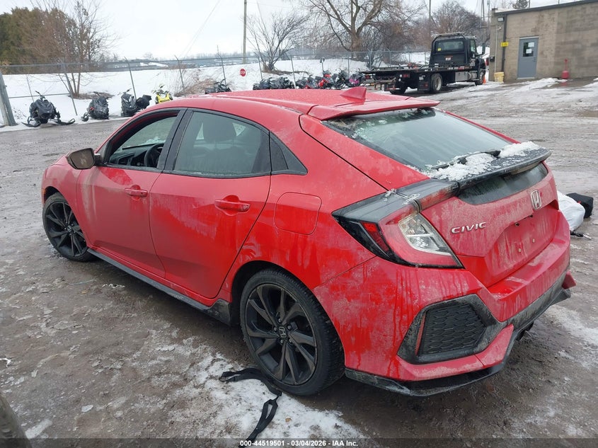 2018 Honda Civic VIN SHHFK7H46JU421937 IAAI salvage auction — RIGHT FRONT, Mv-907A (New York), sold $4,250 on 2026-09-11 (photo 3)