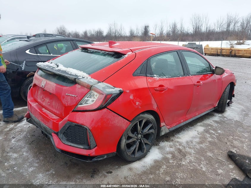 2018 Honda Civic VIN SHHFK7H46JU421937 IAAI salvage auction — RIGHT FRONT, Mv-907A (New York), sold $4,250 on 2026-09-11 (photo 4)