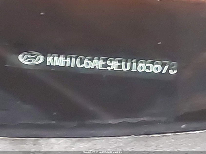 2014 Hyundai Veloster VIN KMHTC6AE9EU185873 IAAI salvage auction — SIDE, Clear (Indiana), sold $1,250 on 2026-07-12 (photo 9)