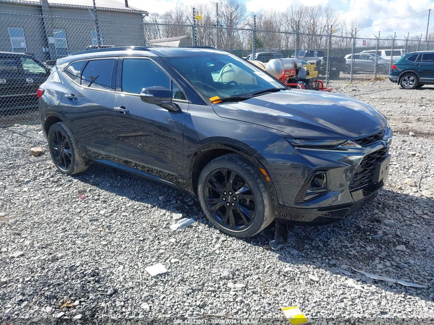 2021 Chevrolet Blazer VIN 3GNKBKRS5MS523927 IAAI salvage auction — FRONT END, Salvage (West Virginia), sold $8,500 on 2026-07-29 (photo 1)