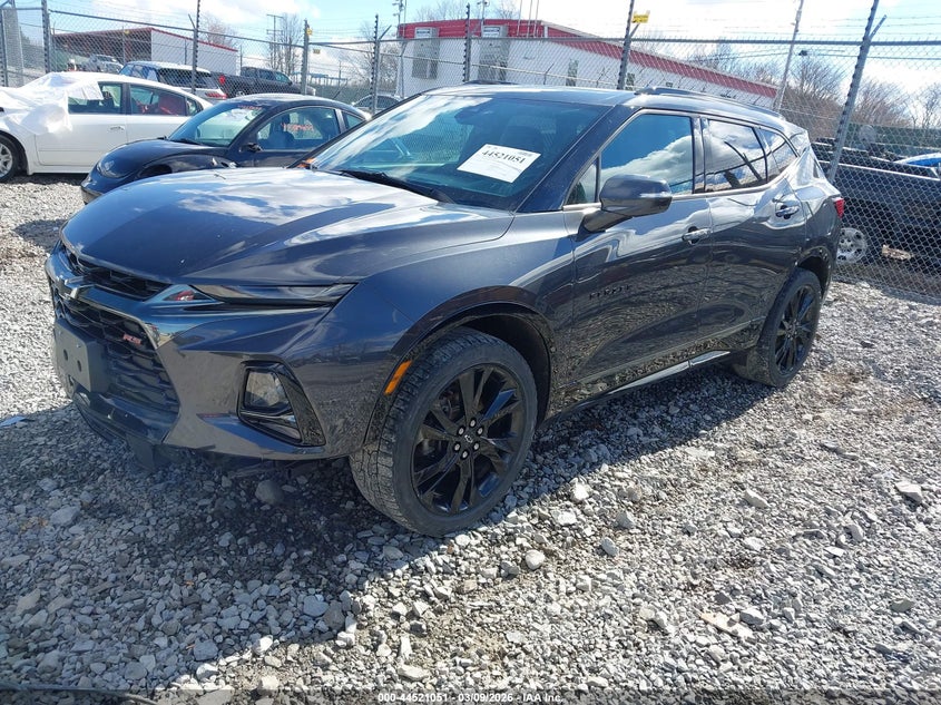 2021 Chevrolet Blazer VIN 3GNKBKRS5MS523927 IAAI salvage auction — FRONT END, Salvage (West Virginia), sold $8,500 on 2026-07-29 (photo 2)