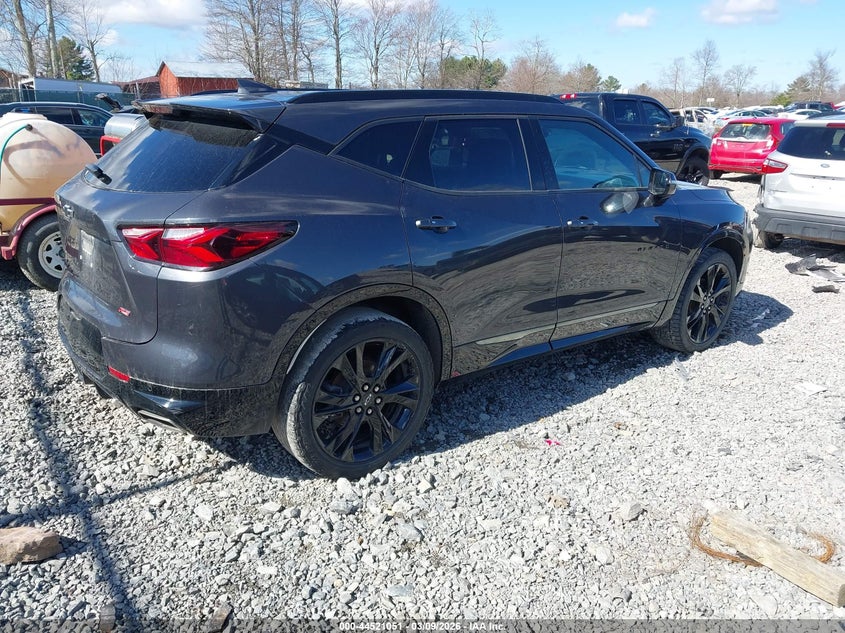 2021 Chevrolet Blazer VIN 3GNKBKRS5MS523927 IAAI salvage auction — FRONT END, Salvage (West Virginia), sold $8,500 on 2026-07-29 (photo 4)
