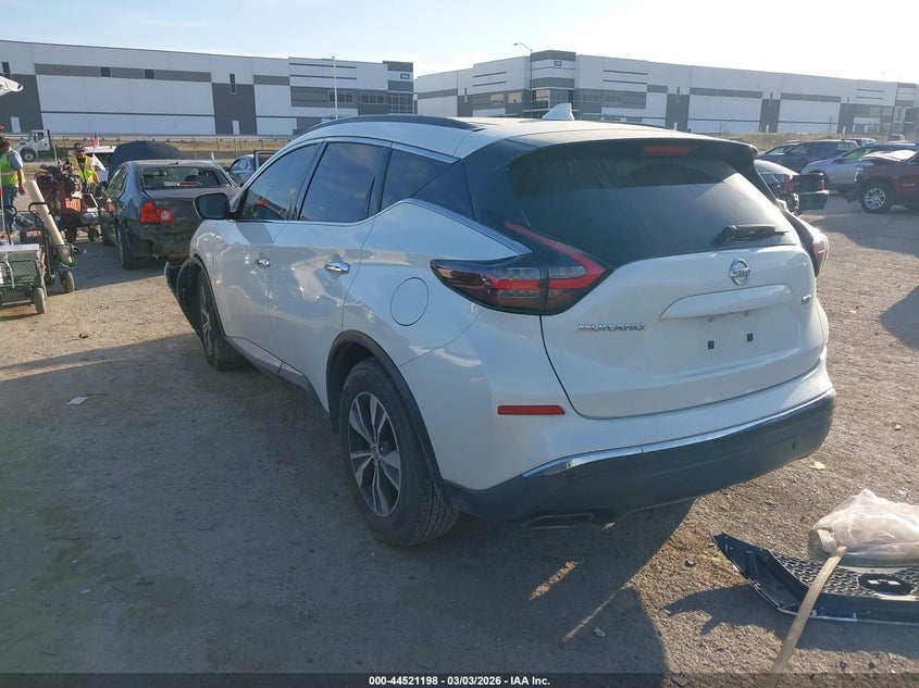 2019 Nissan Murano VIN 5N1AZ2MJ6KN157400 IAAI salvage auction — FRONT END, Salvage Title, sold $1,850 on 2026-07-31 (photo 3)