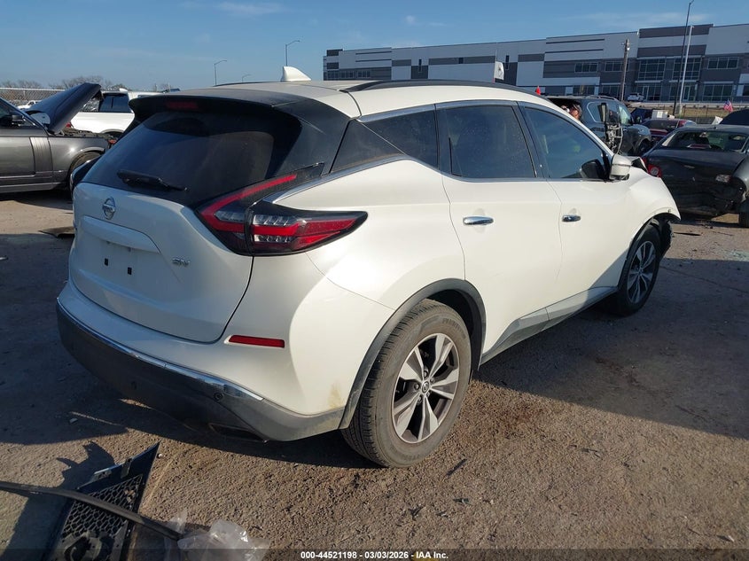 2019 Nissan Murano VIN 5N1AZ2MJ6KN157400 IAAI salvage auction — FRONT END, Salvage Title, sold $1,850 on 2026-07-31 (photo 4)