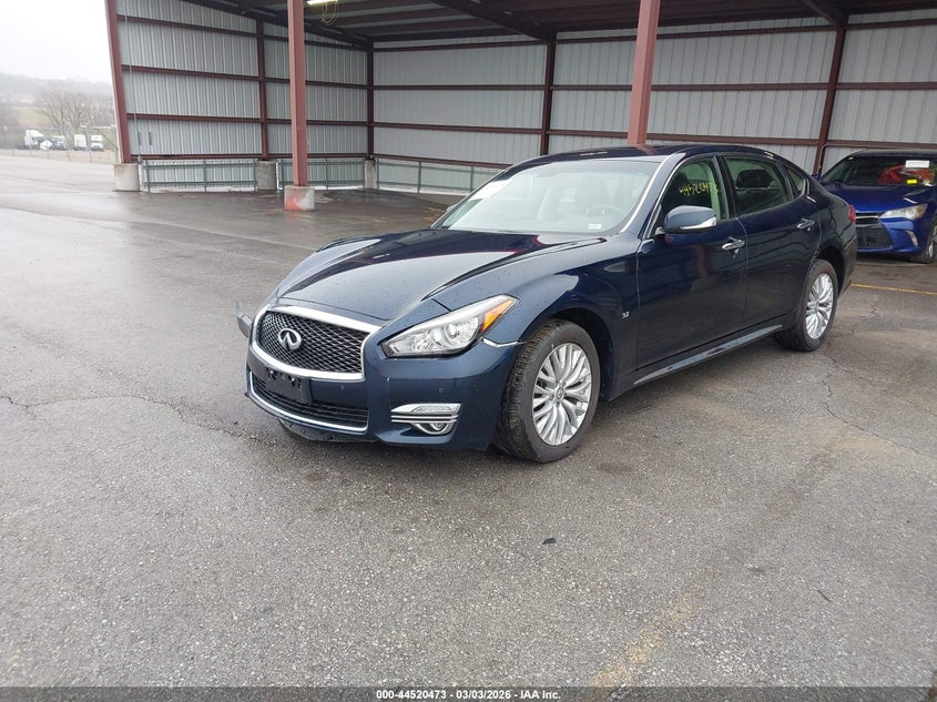 2016 Infiniti Q70 VIN JN1BY1PR1GM720554 IAAI salvage auction — RIGHT FRONT, Clear (Missouri), sold $475 on 2026-07-16 (photo 2)