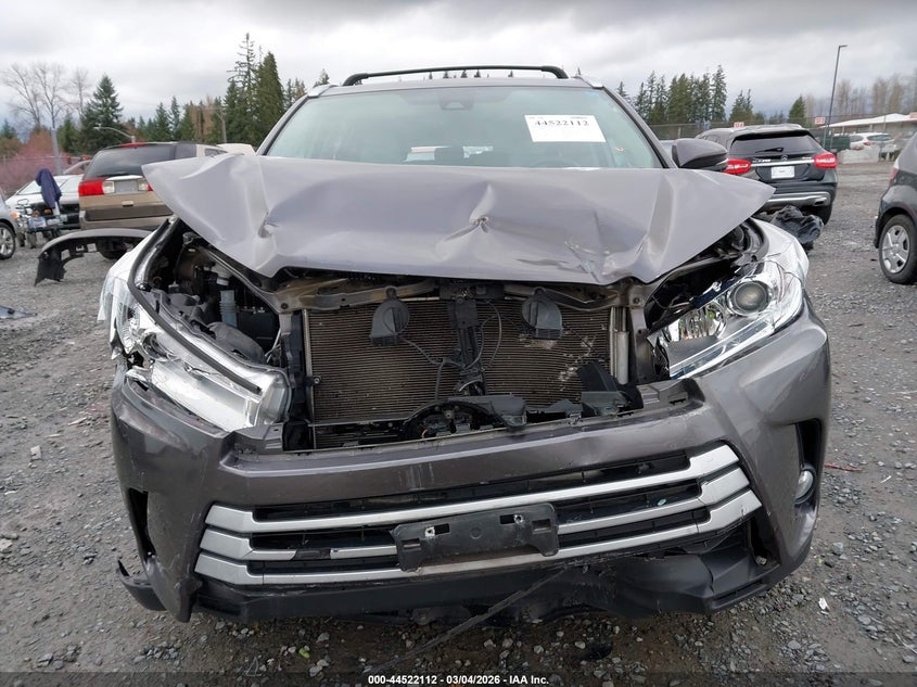 2018 Toyota Highlander VIN 5TDJZRFH1JS534568 IAAI salvage auction — FRONT & REAR, Salvage Title, sold $2,700 on 2026-07-08 (photo 6)