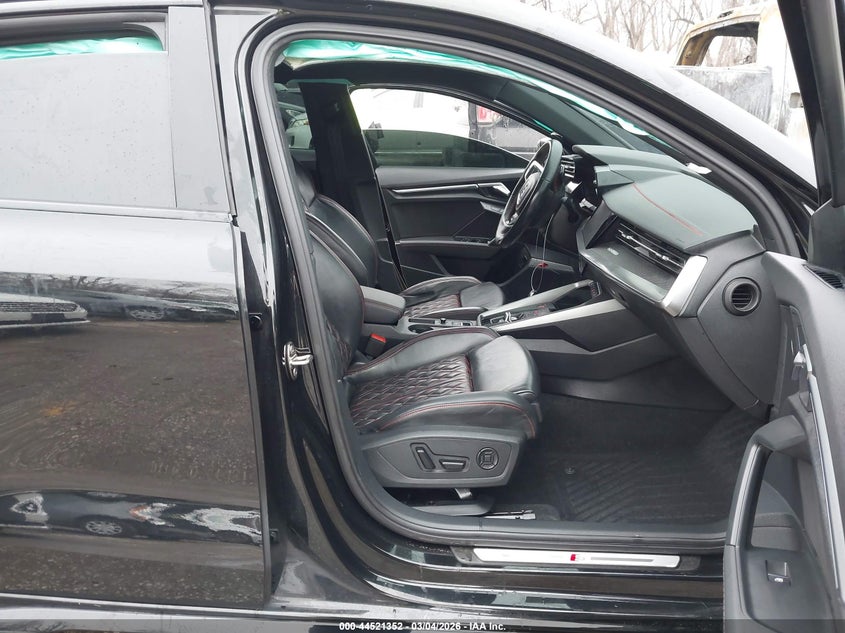 2024 Audi S3 VIN WAUH3DGY8RA042479 IAAI salvage auction — LEFT SIDE, Salvage (Kansas), sold $18,800 on 2026-07-08 (photo 5)