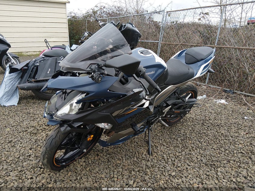 2023 Kawasaki Ex400 VIN JKAEXKG12PDAS2335 IAAI salvage auction — FRONT END, Other, sold $475 on 2026-07-27 (photo 2)