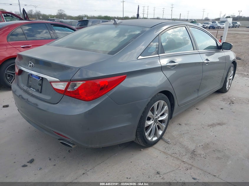 2013 Hyundai Sonata VIN 5NPEC4AC8DH707241 IAAI salvage auction — LEFT & RIGHT, Salvage Title, sold $1,300 on 2026-07-27 (photo 4)
