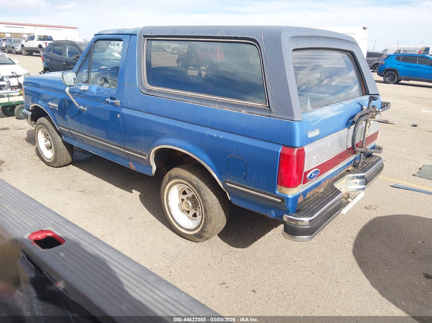 1988 Ford Bronco VIN 1FMEU15N9JLA02068 IAAI salvage auction — MECHANICAL, Bill Of Sale (Colorado), sold $750 on 2026-07-07 (photo 3)