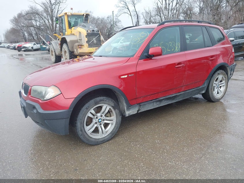 2005 BMW X3 VIN WBXPA93445WD16753 IAAI salvage auction — REAR END, Salvage (Kansas), sold $900 on 2026-07-22 (photo 2)