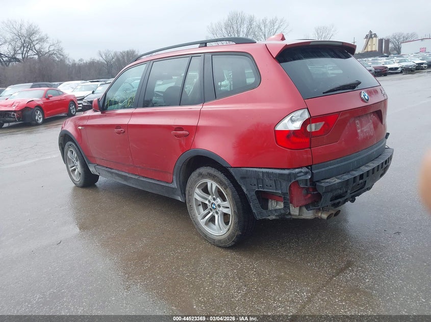 2005 BMW X3 VIN WBXPA93445WD16753 IAAI salvage auction — REAR END, Salvage (Kansas), sold $900 on 2026-07-22 (photo 3)