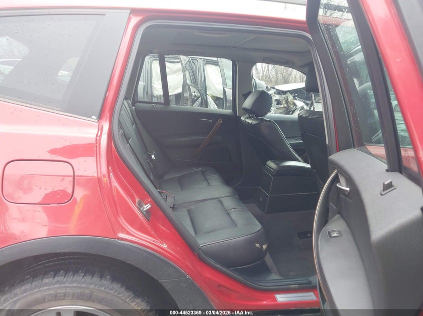 2005 BMW X3 VIN WBXPA93445WD16753 IAAI salvage auction — REAR END, Salvage (Kansas), sold $900 on 2026-07-22 (photo 8)