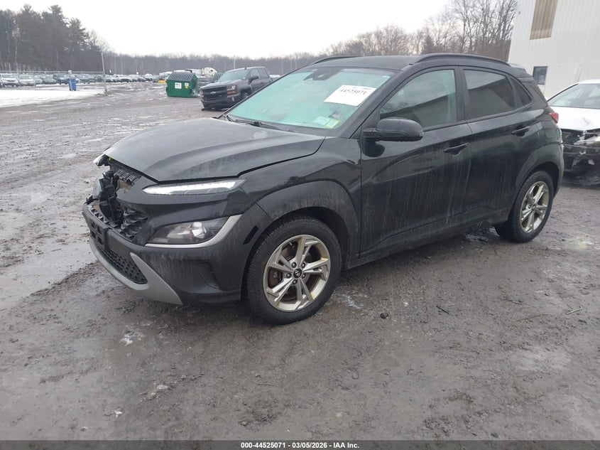 2023 Hyundai Kona VIN KM8K6CAB0PU961253 IAAI salvage auction — FRONT END, Salvage Title, sold $2,450 on 2026-07-07 (photo 2)