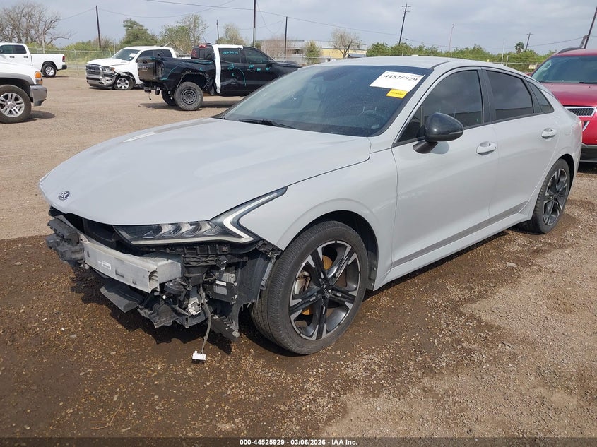 2021 Kia K5 VIN 5XXG64J27MG069194 IAAI salvage auction — RIGHT SIDE, Original (Texas), sold $2,300 on 2026-07-07 (photo 2)